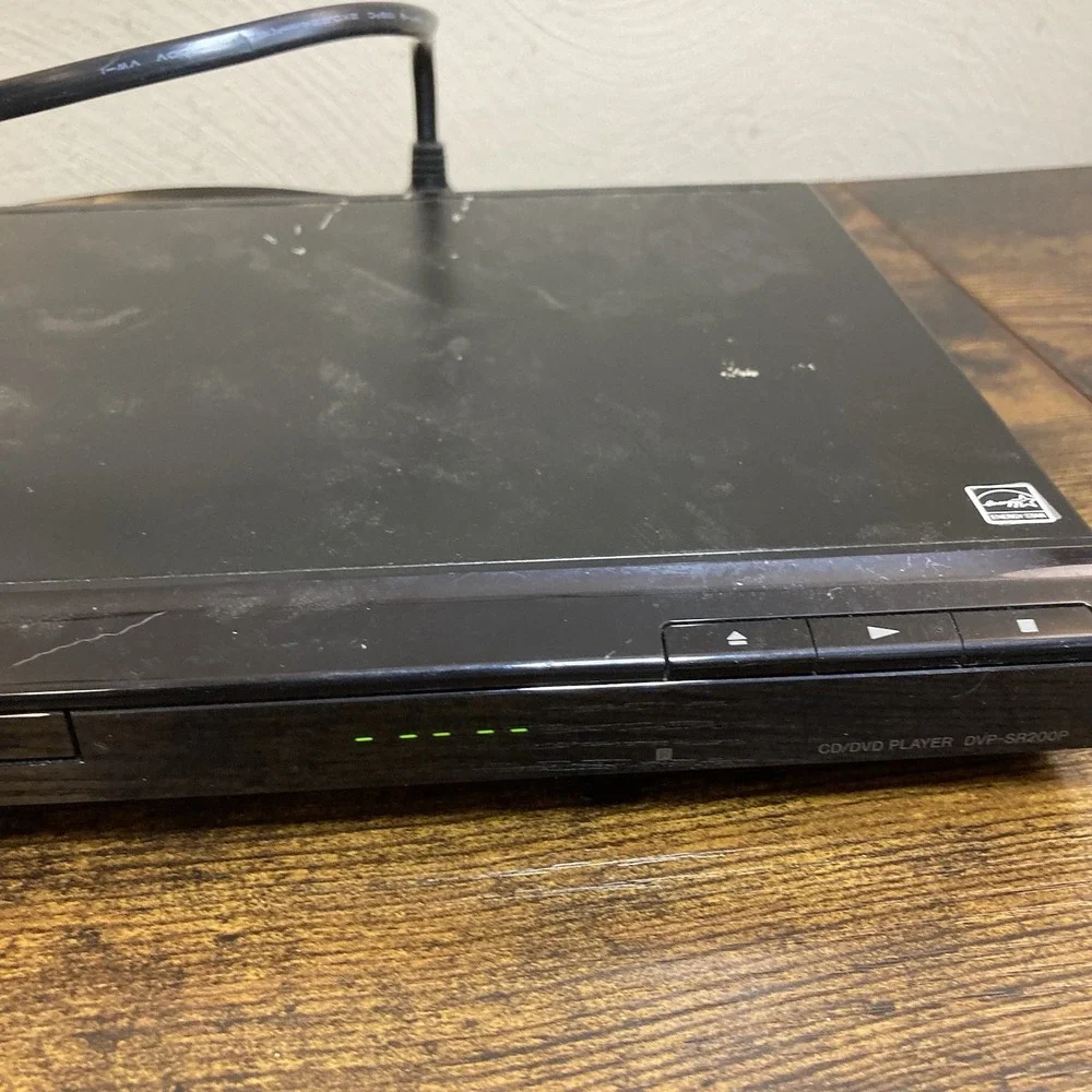 TESTED WORKS Sony DVP-SR-200P CD/DVD Player - Does Not Come With Remote